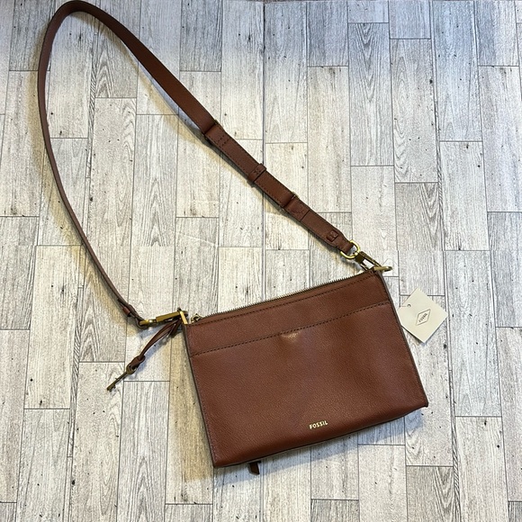 Fossil Kiera Sm crossbody medium brown - Picture 1 of 4